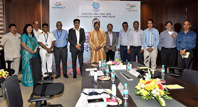 Shripad Y Naik visits JNPT