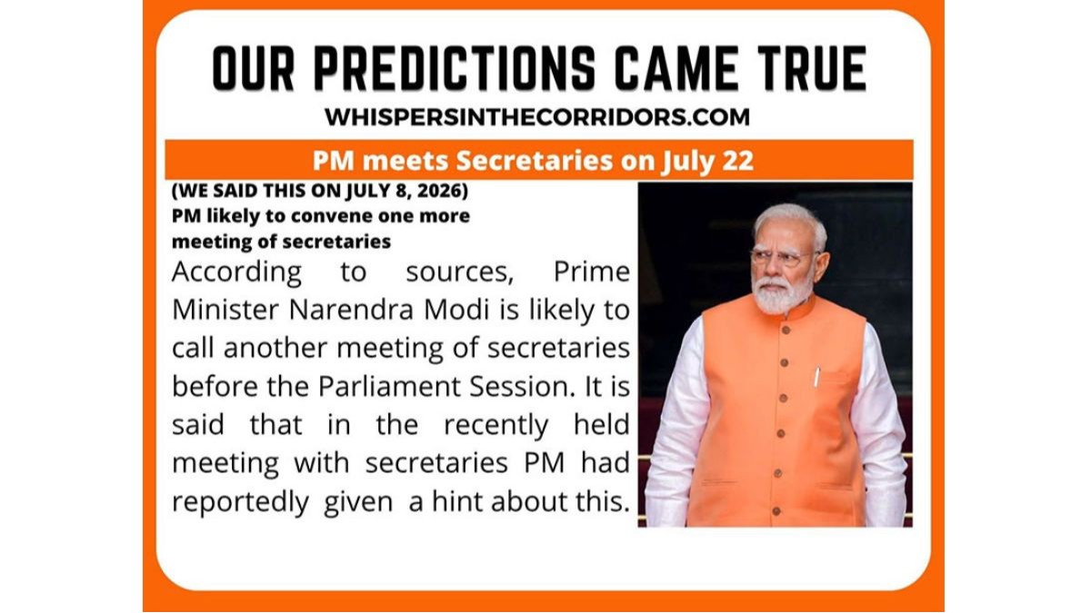 OUR PREDICTION CAME TRUE
