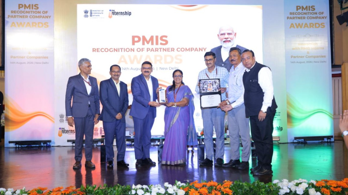 POWERGRID conferred with PMIS Recognition of Partner Company Award