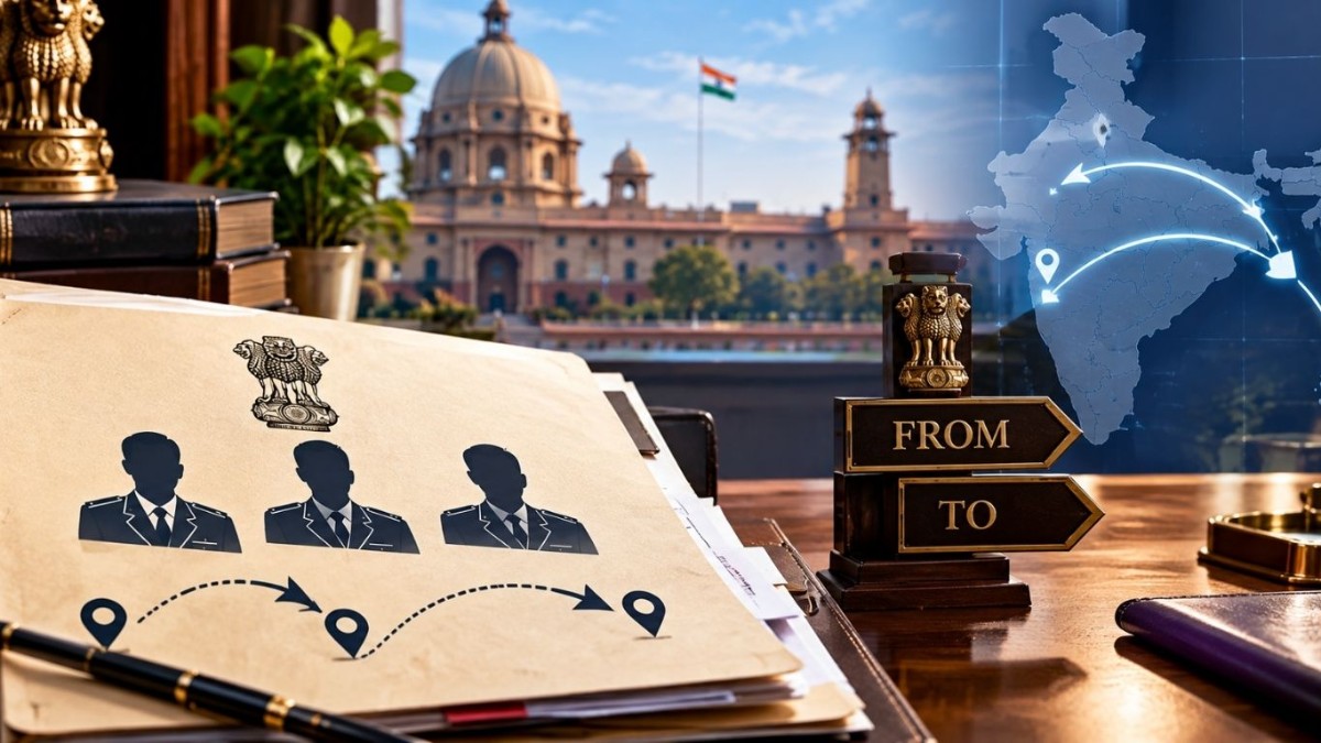 3 Indian Defence Estates Service officers transferred