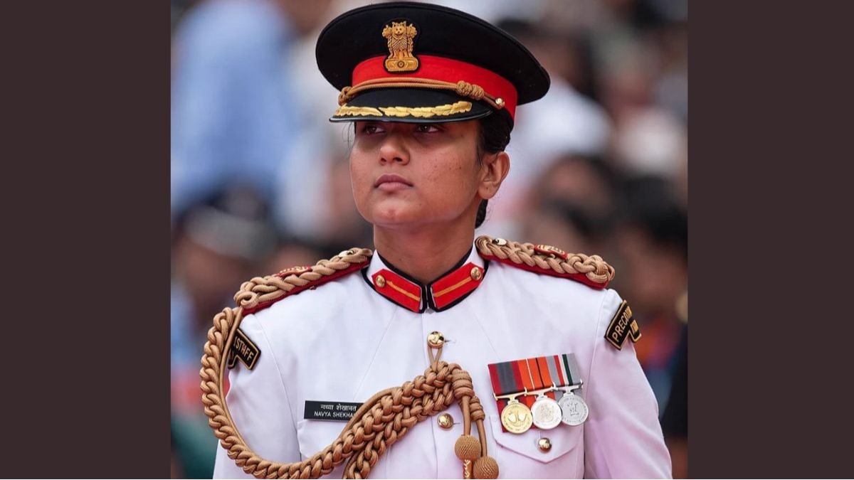 Maj Navya is first woman Army officer to become President’s ADC