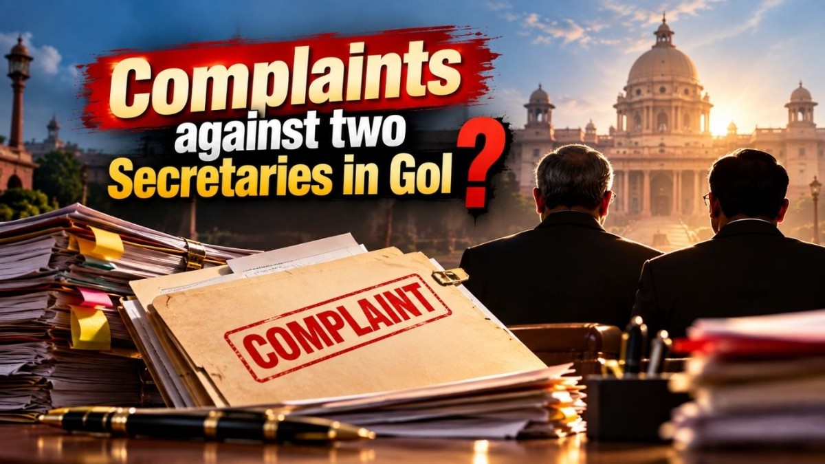 Complaints against two Secretaries in GoI reach PMO?
